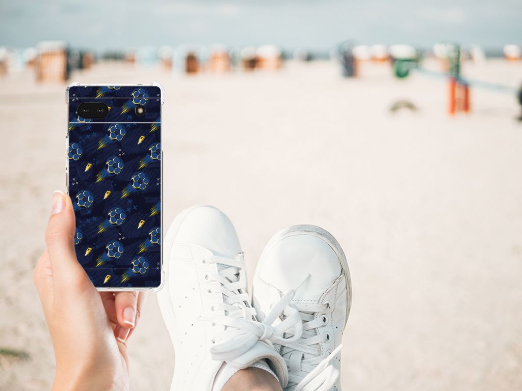 Doorzichtige Silicone Hoesje voor Google Pixel 6A Voetbal B2C Telecom