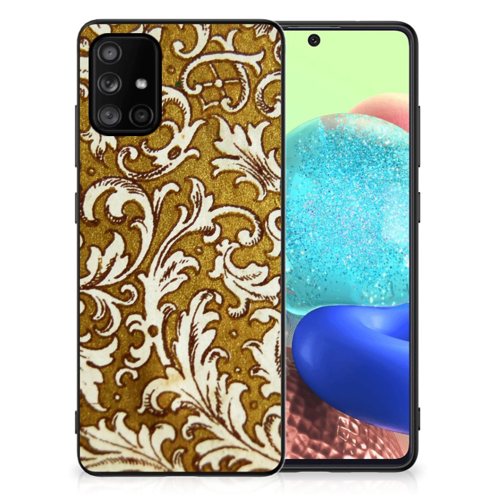 Back Cover Samsung Galaxy A71 Barok Goud
