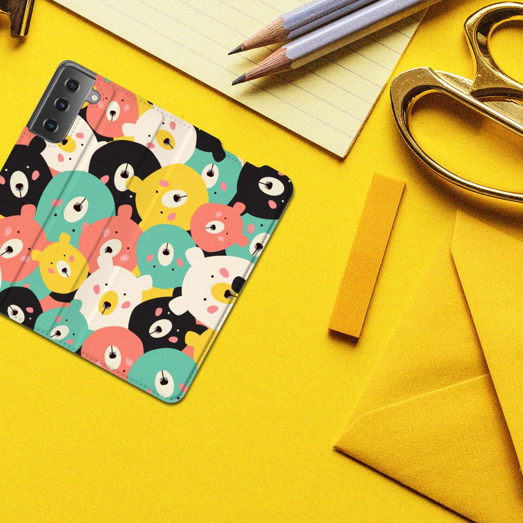 Samsung Galaxy S21 Magnet Case Bears - B2C Telecom