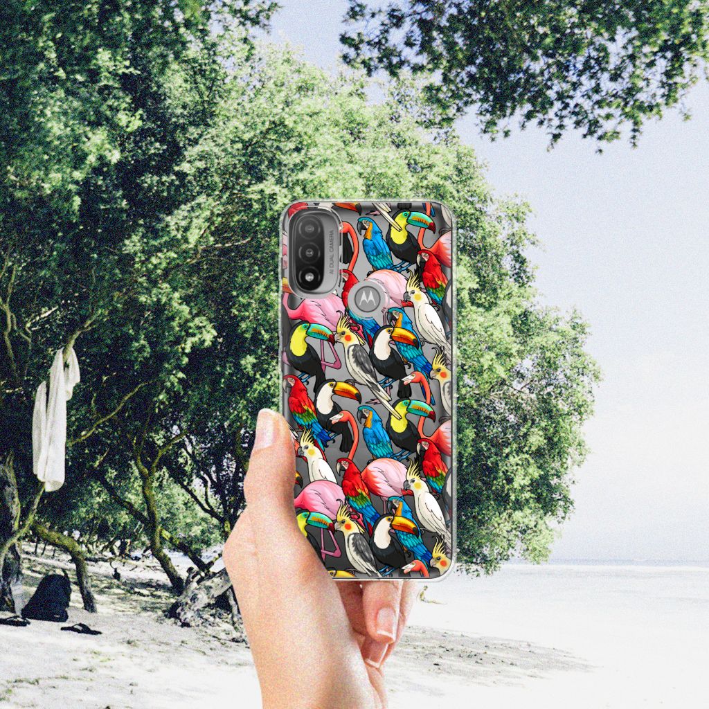 Motorola Moto E20 | E40 TPU Hoesje Birds B2C Telecom