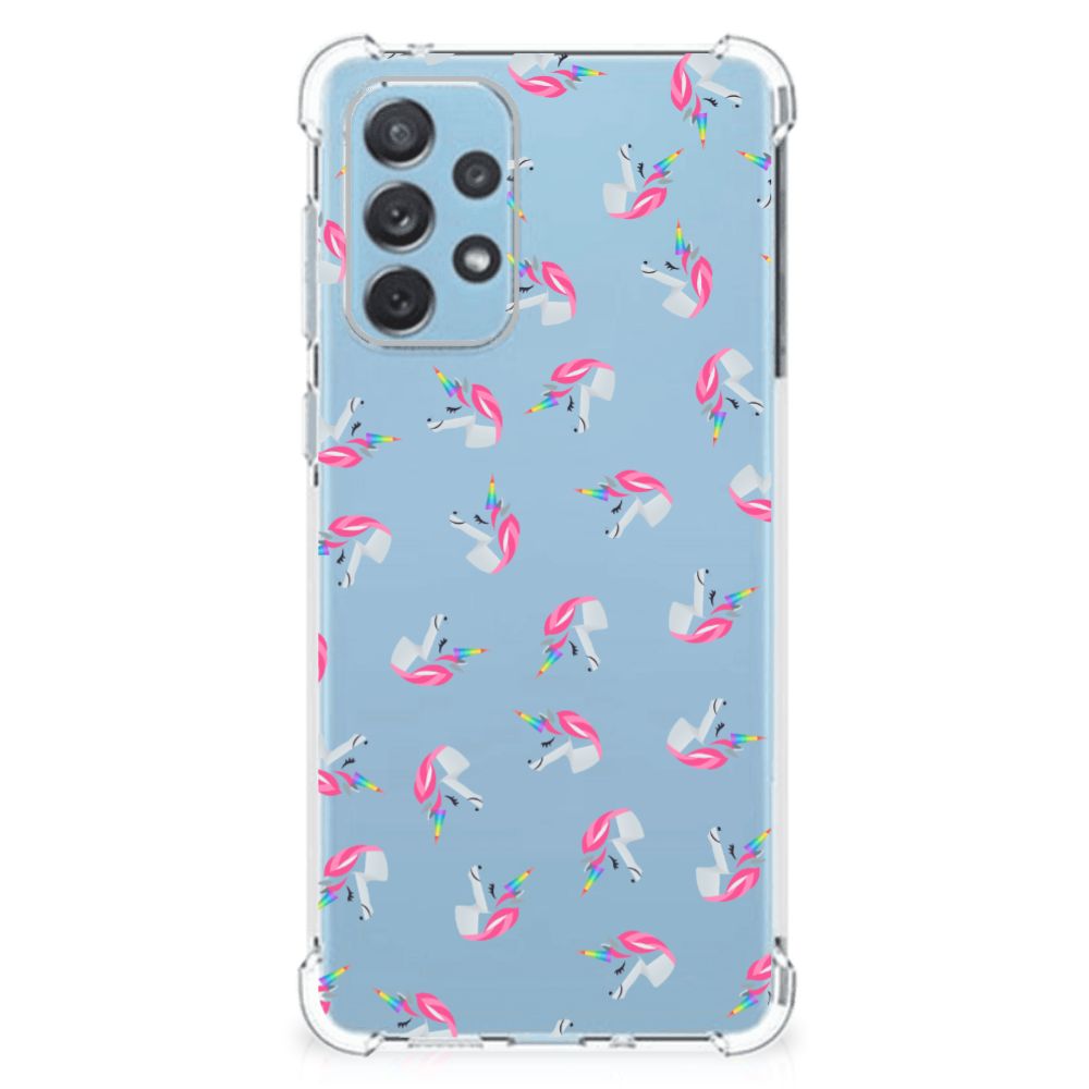 Doorzichtige Silicone Hoesje voor Samsung Galaxy A73 Unicorns B2C Telecom