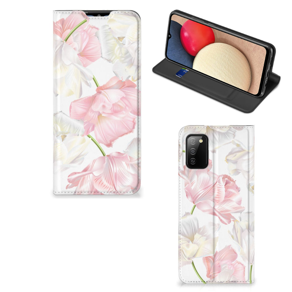 Samsung Galaxy M02s | A02s Smart Cover Lovely Flowers