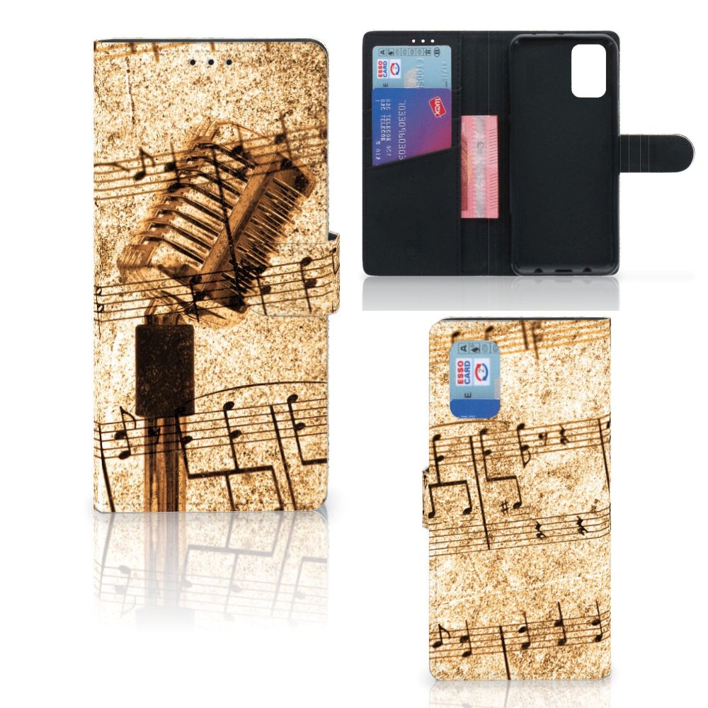 Samsung Galaxy A02s | M02s Telefoonhoesje met foto Bladmuziek