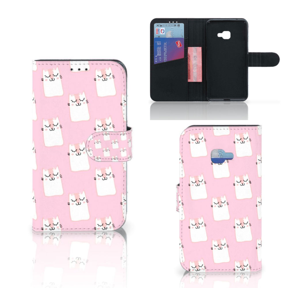 Samsung Galaxy Xcover 4 | Xcover 4s Telefoonhoesje met Pasjes Sleeping Cats