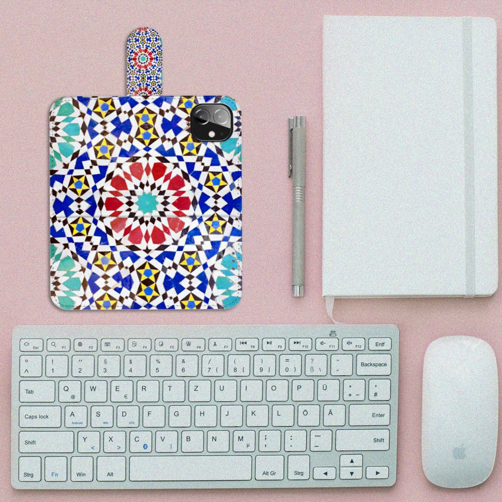 Apple iPhone 12 Mini Bookcase Mozaïek