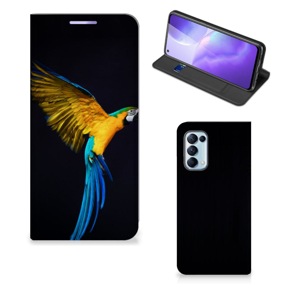 OPPO Find X3 Lite Hoesje maken Papegaai