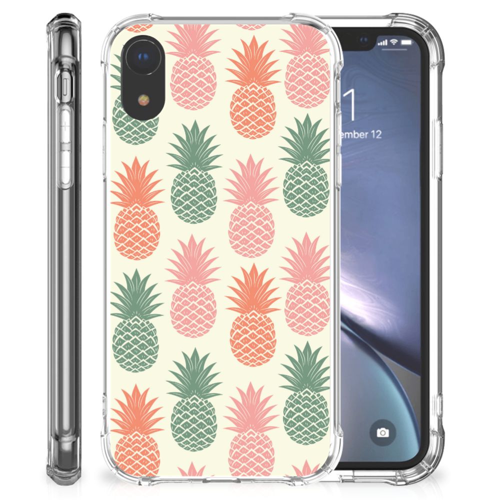 Apple iPhone Xr Beschermhoes Ananas