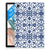 Samsung Galaxy Tab A8 2021/2022 Siliconen Hoesje Flower Blue - B2C Telecom
