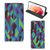 Samsung Galaxy S21 Stand Case Abstract Green Blue - B2C Telecom