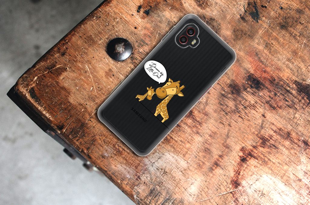 Samsung Galaxy Xcover 6 Pro Telefoonhoesje met Naam Giraffe B2C Telecom