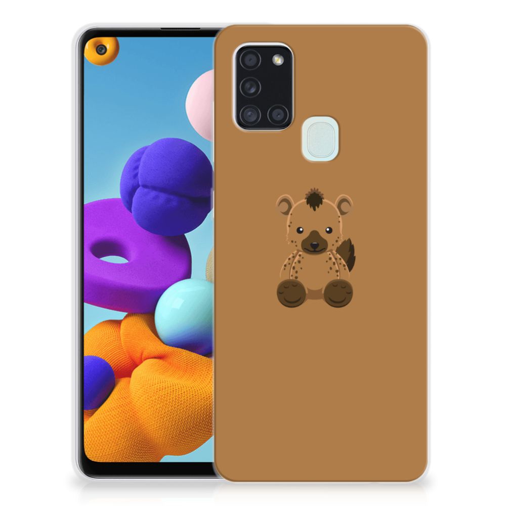 Samsung Galaxy A21s Telefoonhoesje met Naam Baby Hyena B2C Telecom