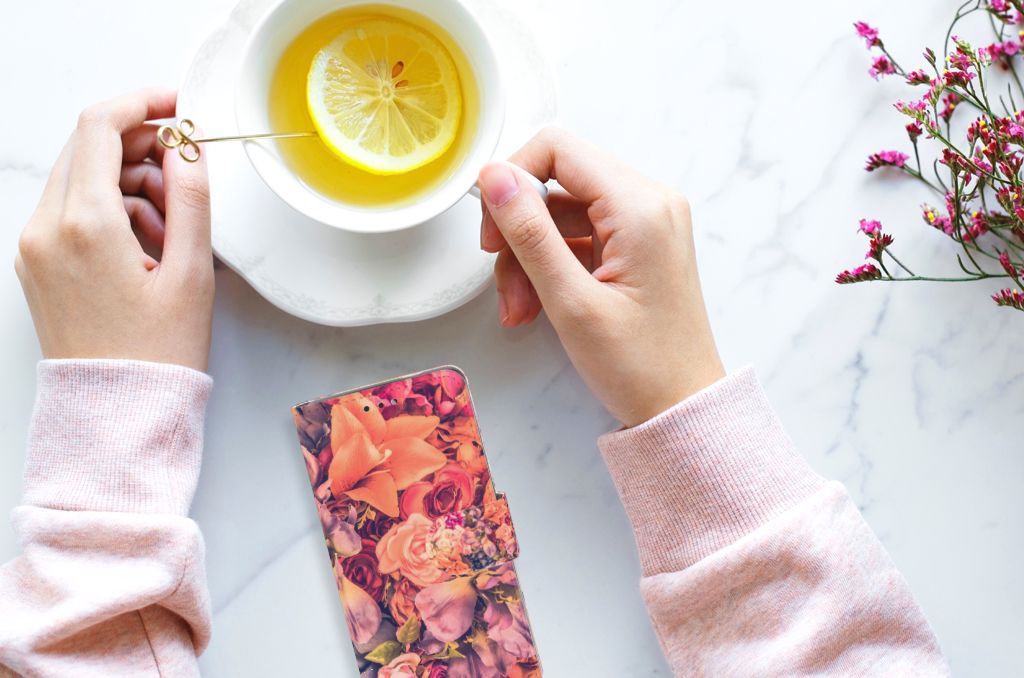 Nokia 3.1 (2018) Hoesje Bosje Bloemen
