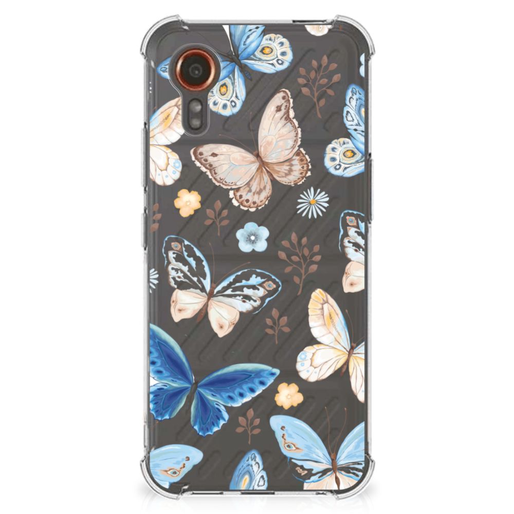 Case Anti-shock voor Samsung Galaxy Xcover 7 Vlinder B2C Telecom