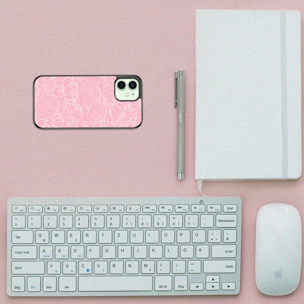 iPhone 12 Mini Skin Case White Flowers B2C Telecom