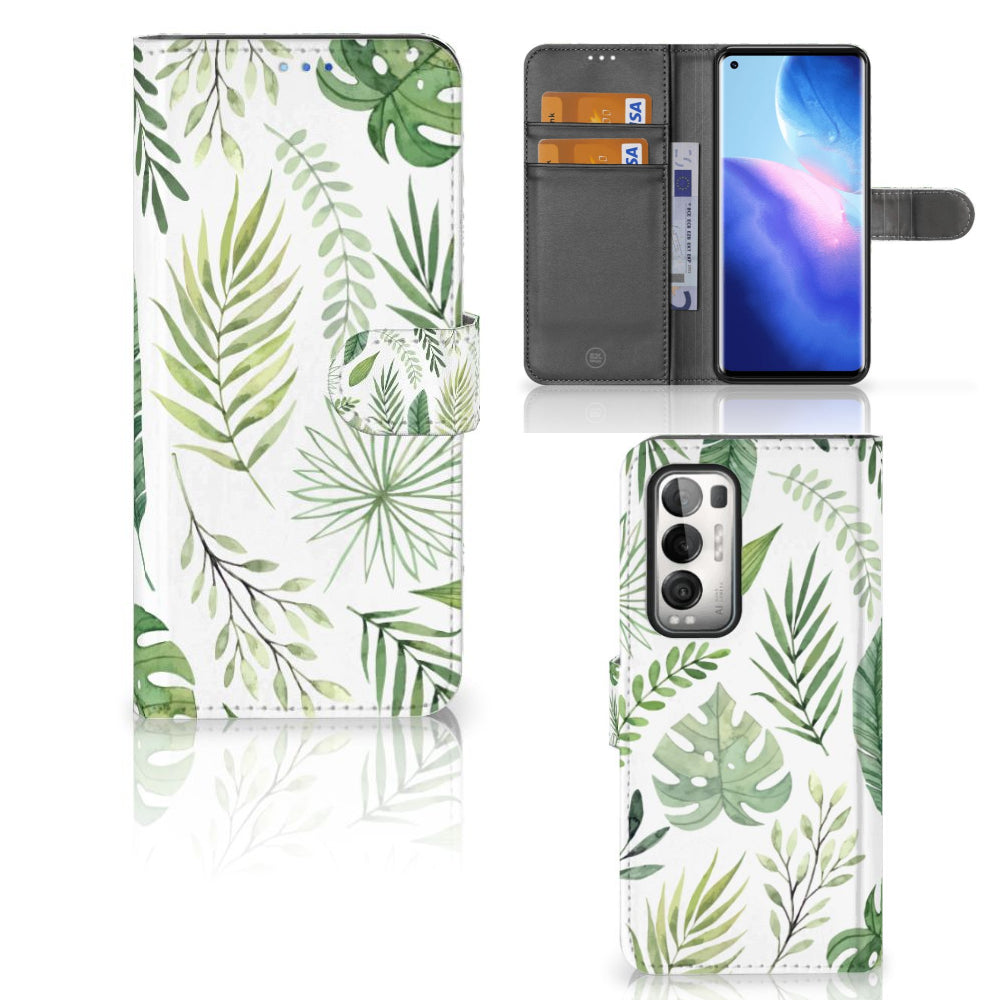 OPPO Find X3 Neo 5G Hoesje Leaves