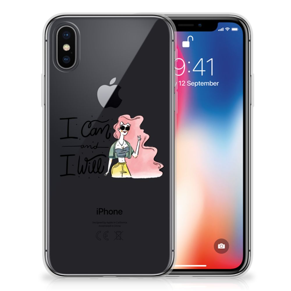 Apple iPhone X | Xs Telefoonhoesje met Naam i Can