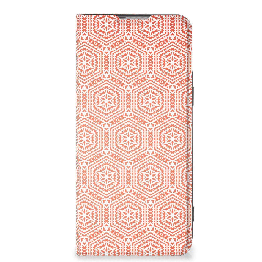 OnePlus Nord 2T Hoesje met Magneet Pattern Orange - B2C Telecom