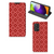 Samsung Galaxy A52 Hoesje met Magneet Batik Rood - B2C Telecom