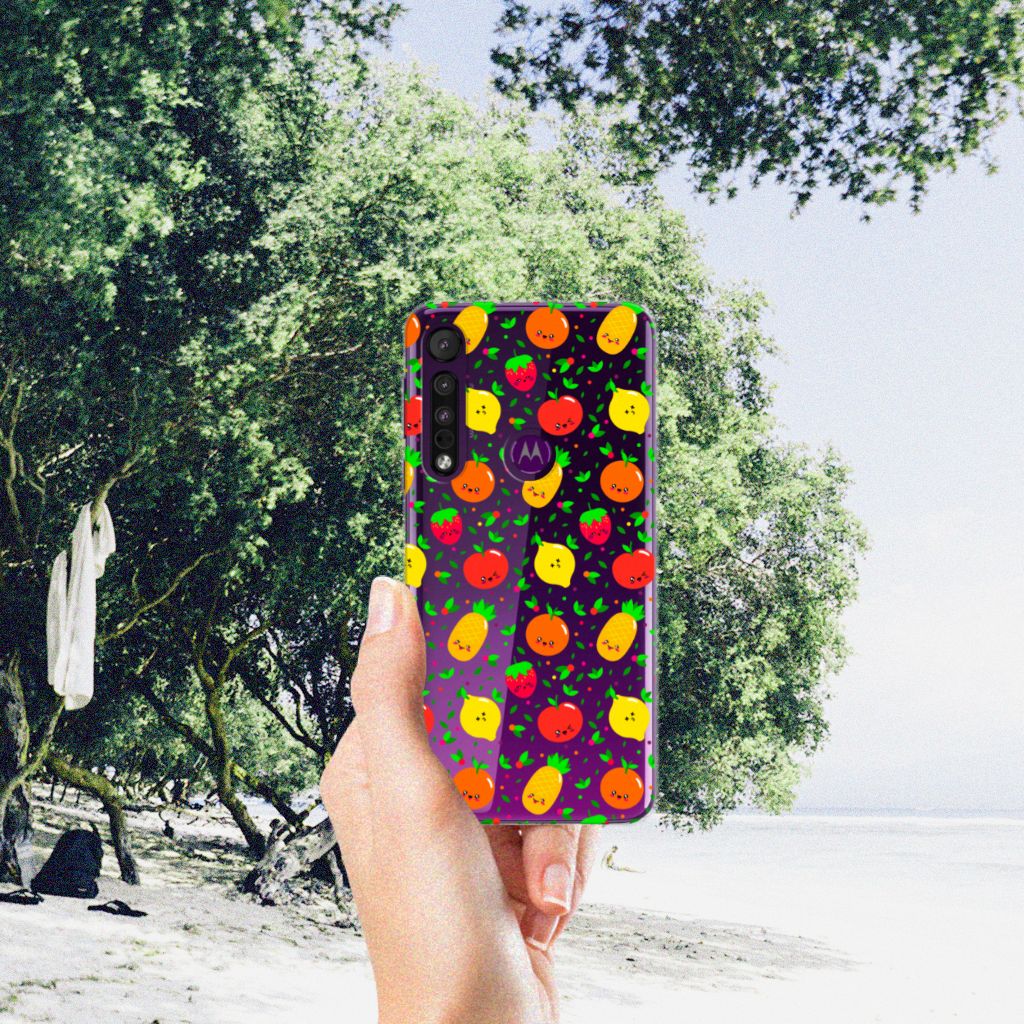 Motorola One Macro Siliconen Case Fruits B2C Telecom