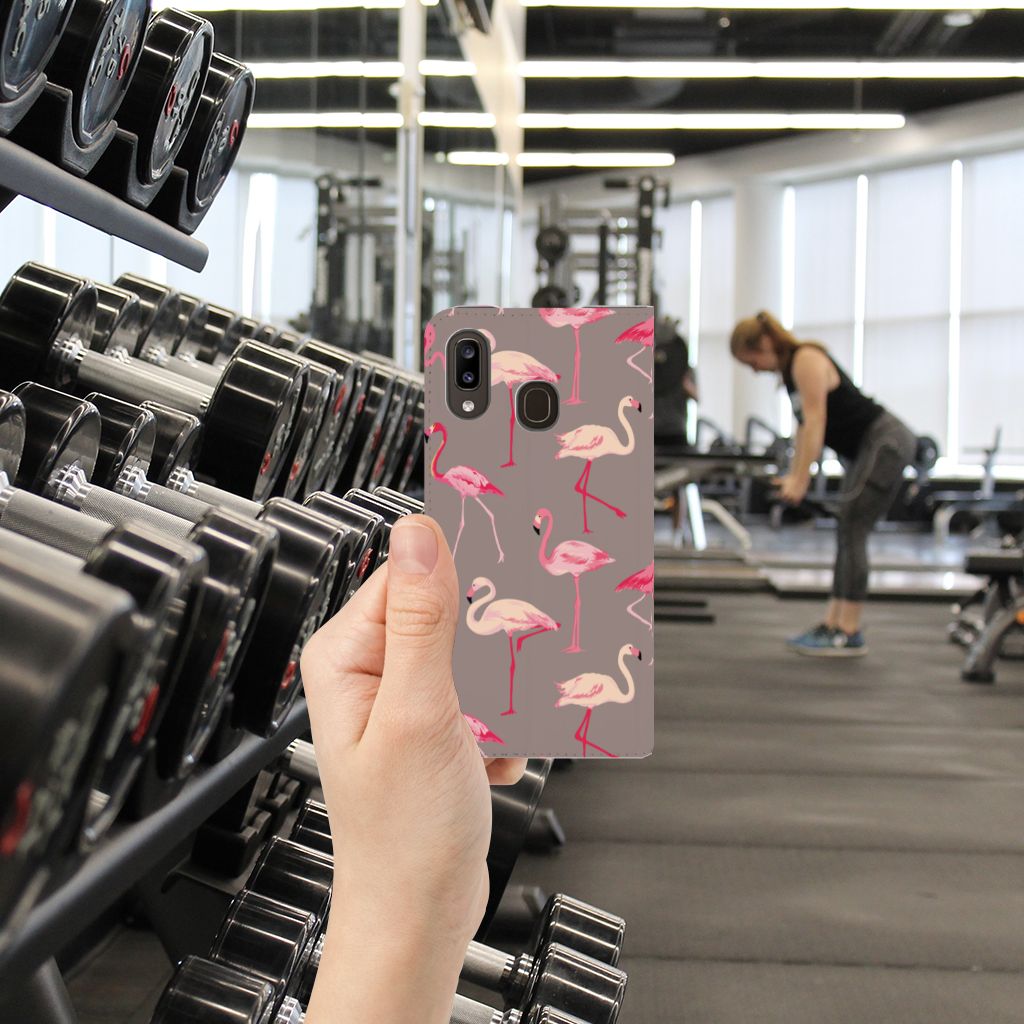 Samsung Galaxy A30 Hoesje maken Flamingo