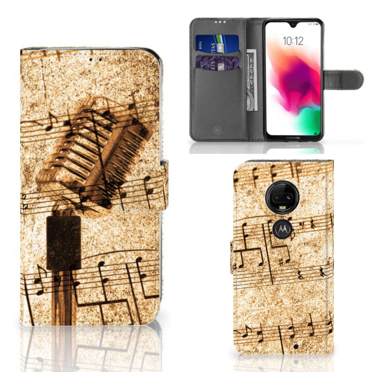 Motorola Moto G7 | G7 Plus Telefoonhoesje met foto Bladmuziek