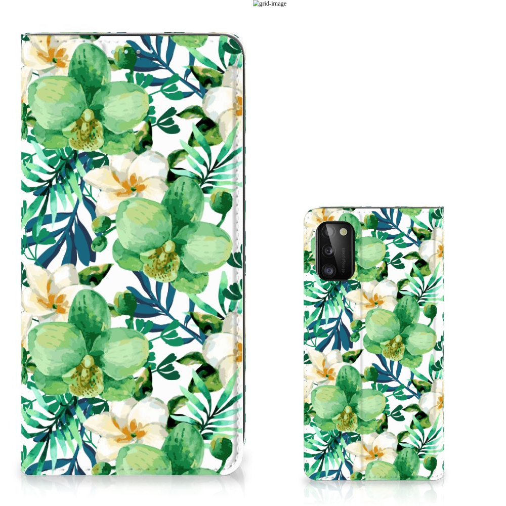 Samsung Galaxy A41 Smart Cover Orchidee Groen - B2C Telecom