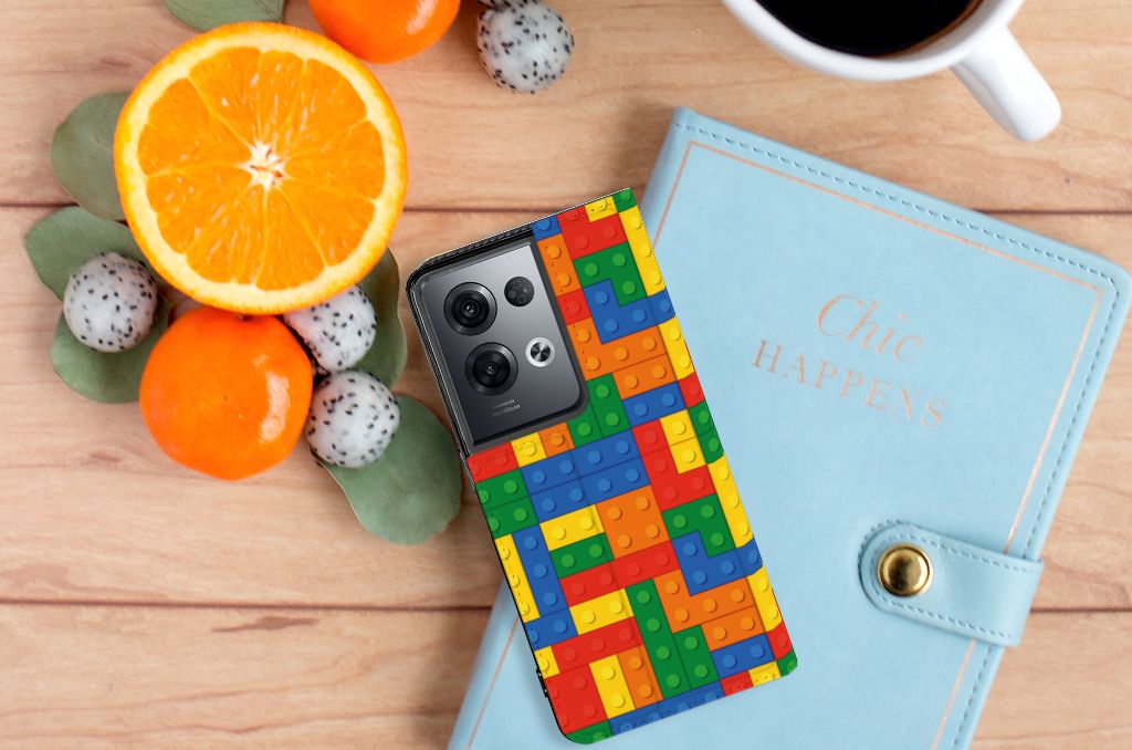 OPPO Reno8 Pro Hoesje met Magneet Blokken - B2C Telecom