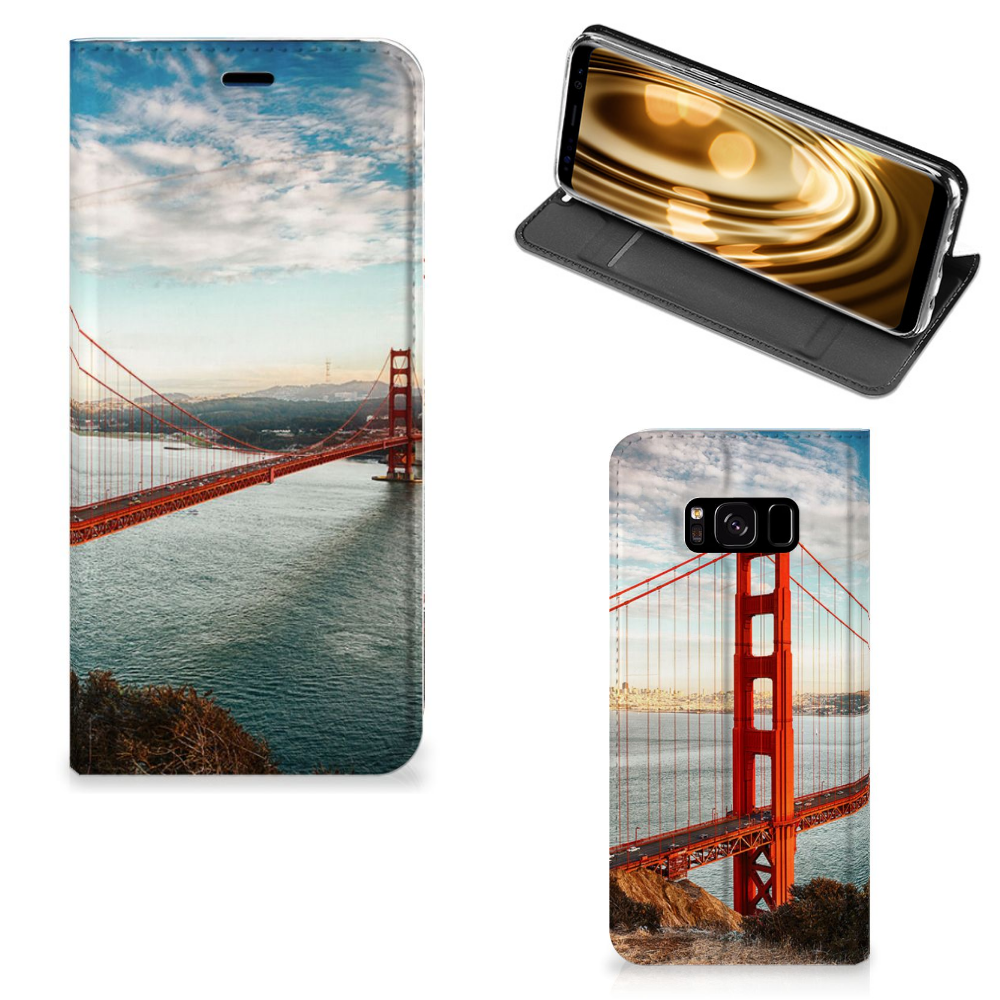 Samsung Galaxy S8 Book Cover Golden Gate Bridge