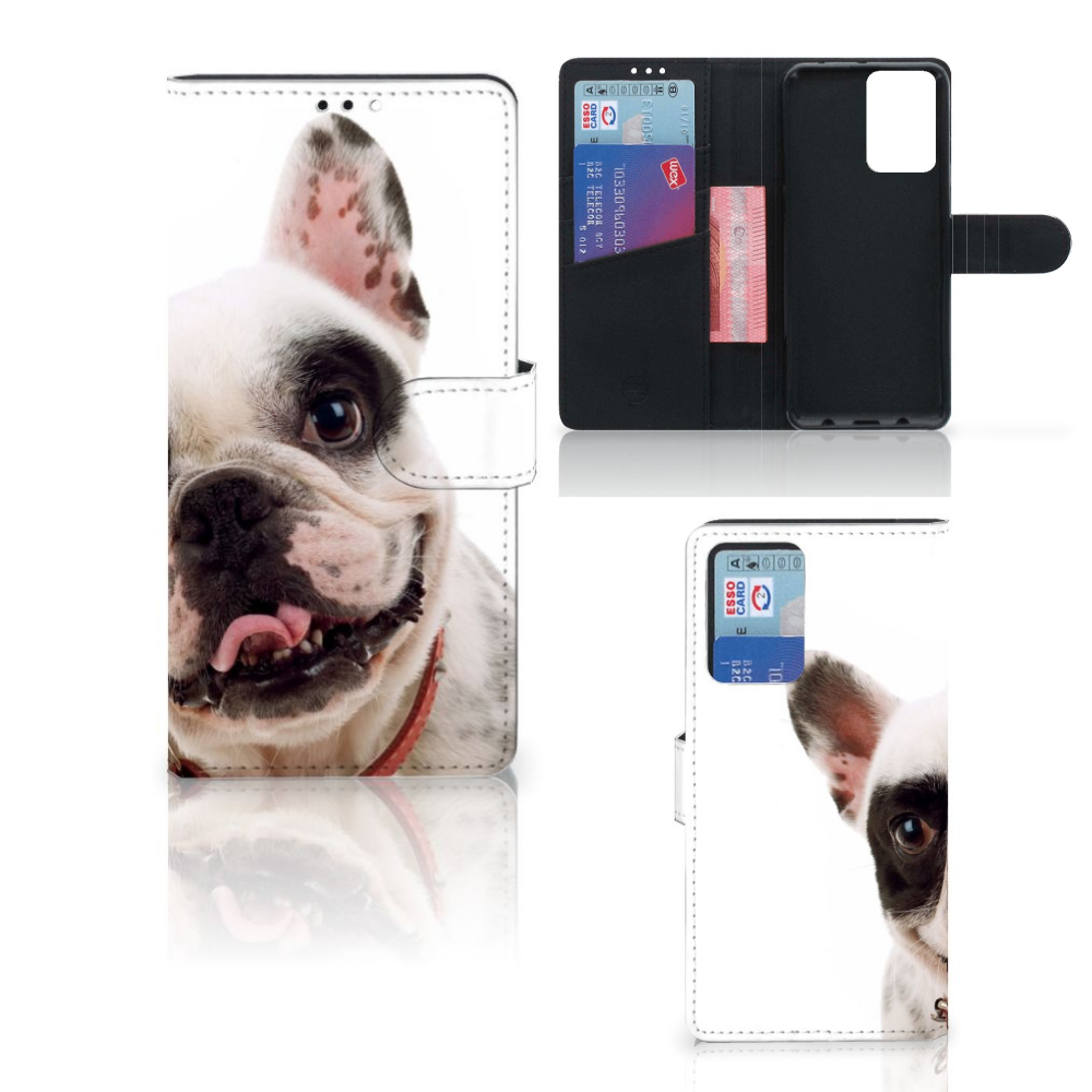 Xiaomi Redmi Note 10 Pro Telefoonhoesje met Pasjes Franse Bulldog
