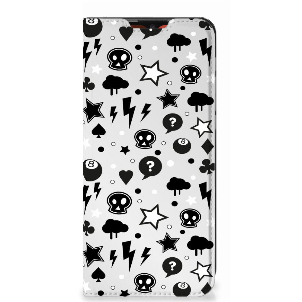 Mobiel BookCase Motorola Moto E7 Power | E7i Power Silver Punk - B2C Telecom