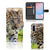 Samsung Galaxy A56 Telefoonhoesje met Pasjes Baby Luipaard