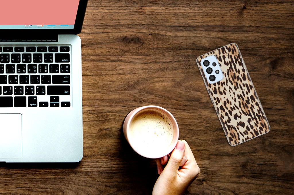 Samsung Galaxy A53 5G TPU Hoesje Leopard B2C Telecom