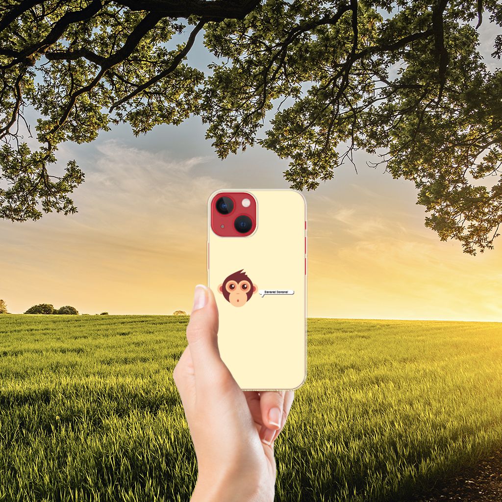 Apple iPhone 13 Telefoonhoesje met Naam Monkey B2C Telecom