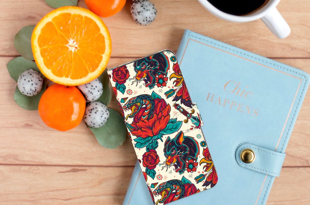Telefoonhoesje met foto voor OPPO A17 Old Skool