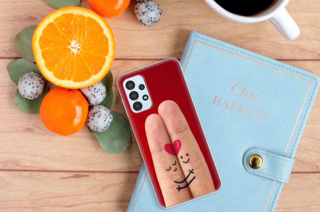 Samsung Galaxy A13 4G Silicone Back Cover Liefde - Origineel Romantisch Cadeau B2C Telecom