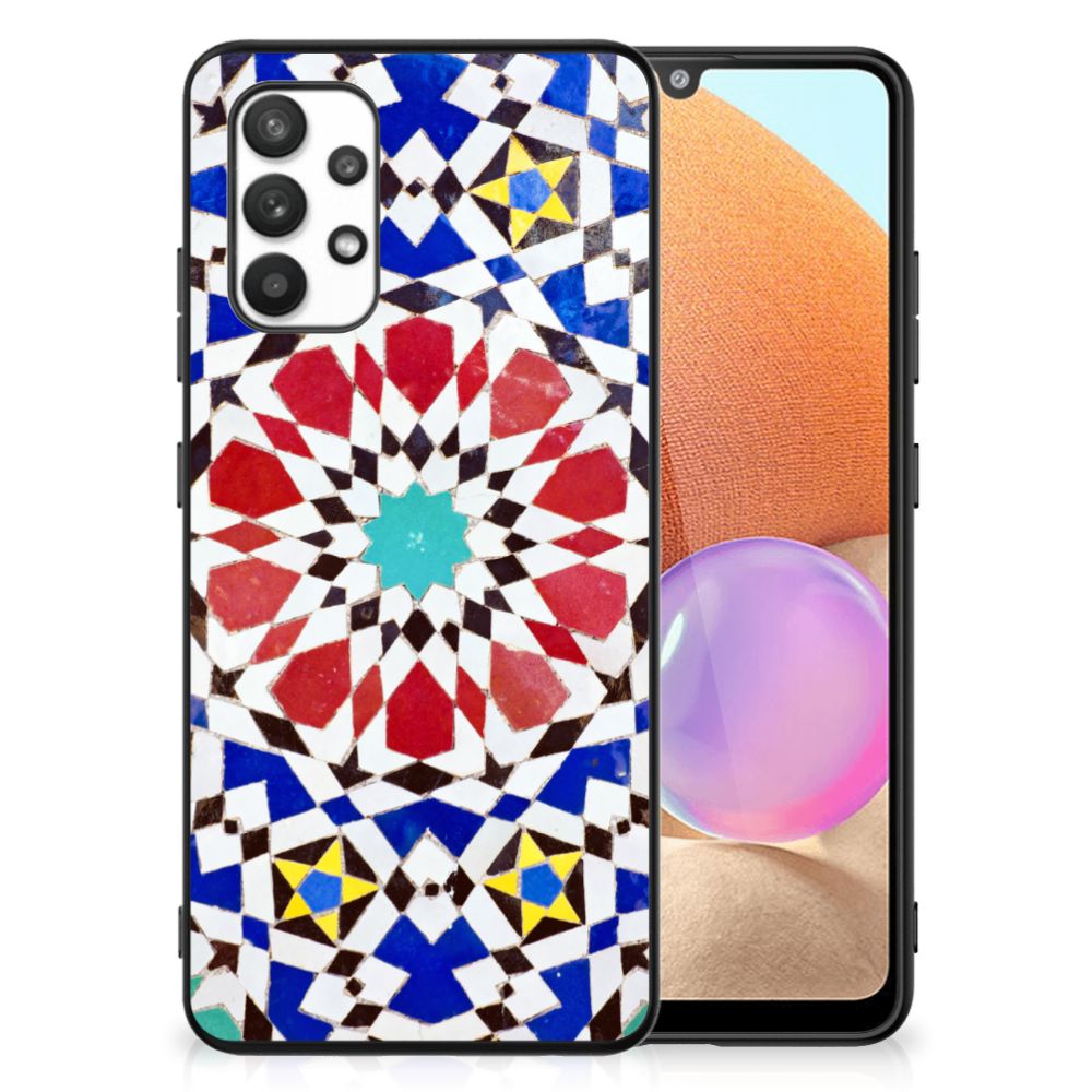 Samsung Galaxy A32 4G | A32 5G Enterprise Editie Marmeren Print Telefoonhoesje Mozaïek B2C Telecom