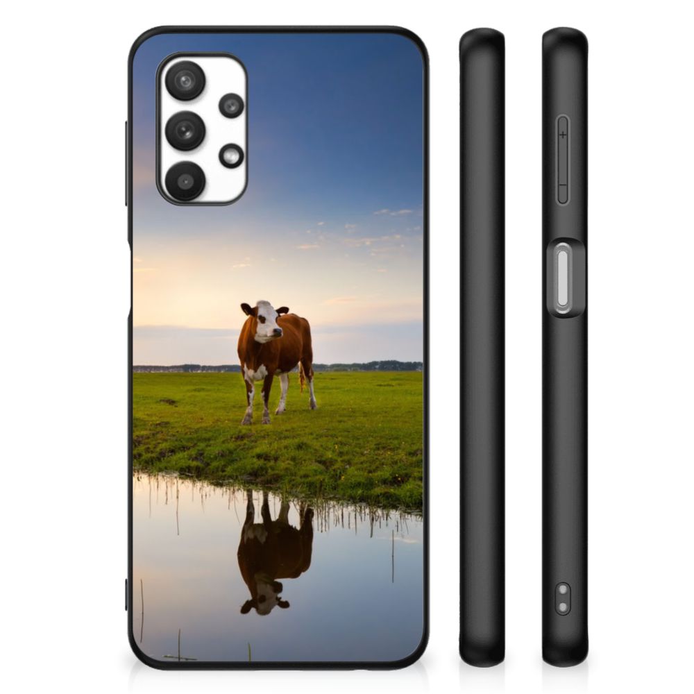 Samsung Galaxy A32 5G Dierenprint Telefoonhoesje Koe B2C Telecom