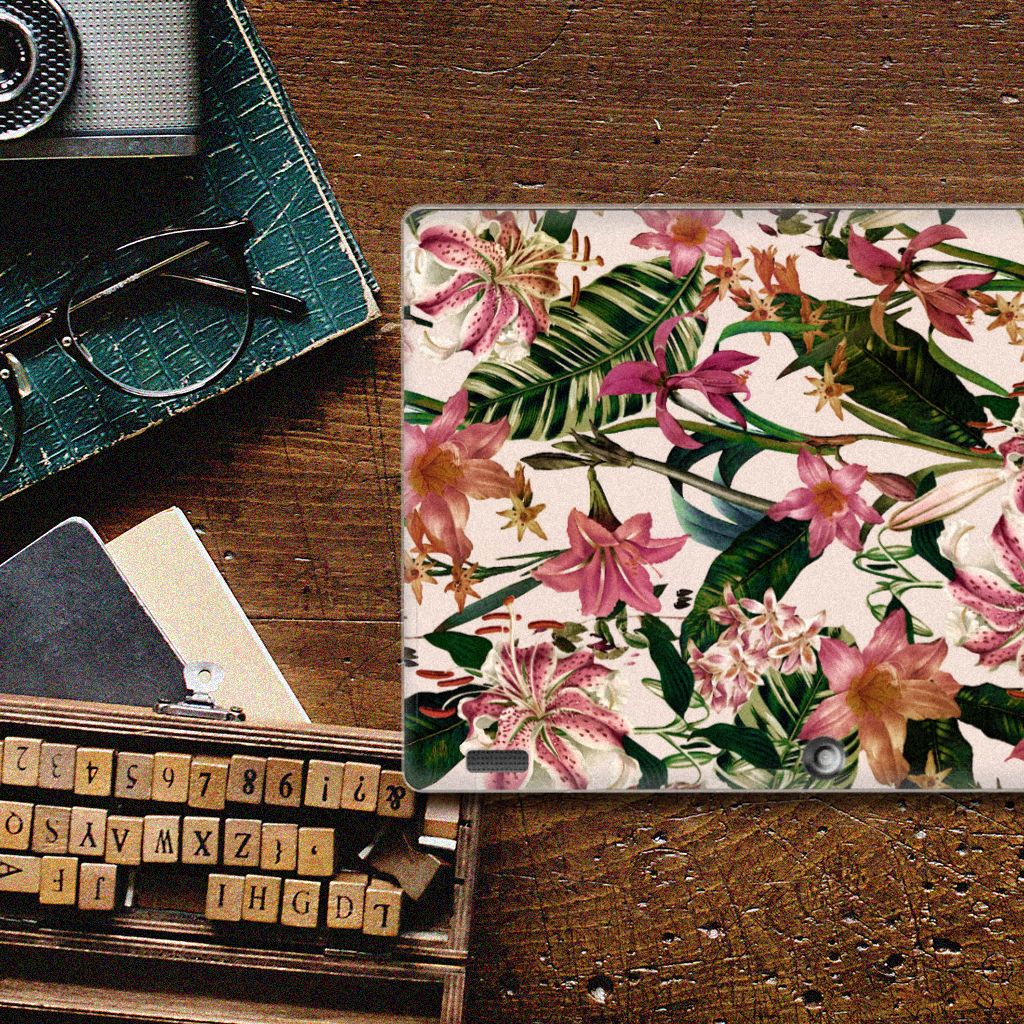 Lenovo Tab 10 | Tab 2 A10-30 Siliconen Hoesje Flowers