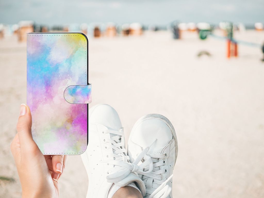 Hoesje OnePlus Nord CE 3 Watercolor Light in hand with pastel colors on a beach background.