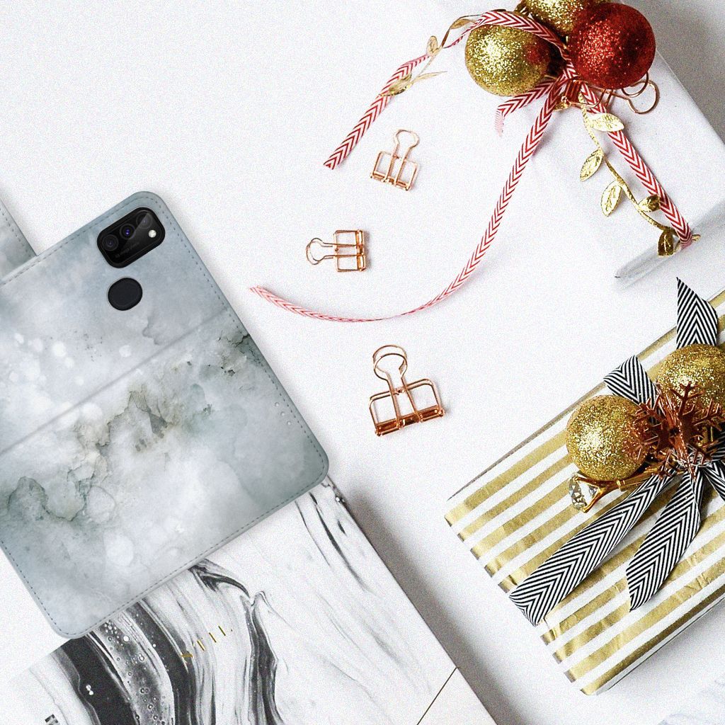 Hoesje Samsung Galaxy M21 | M30s Painting Grey