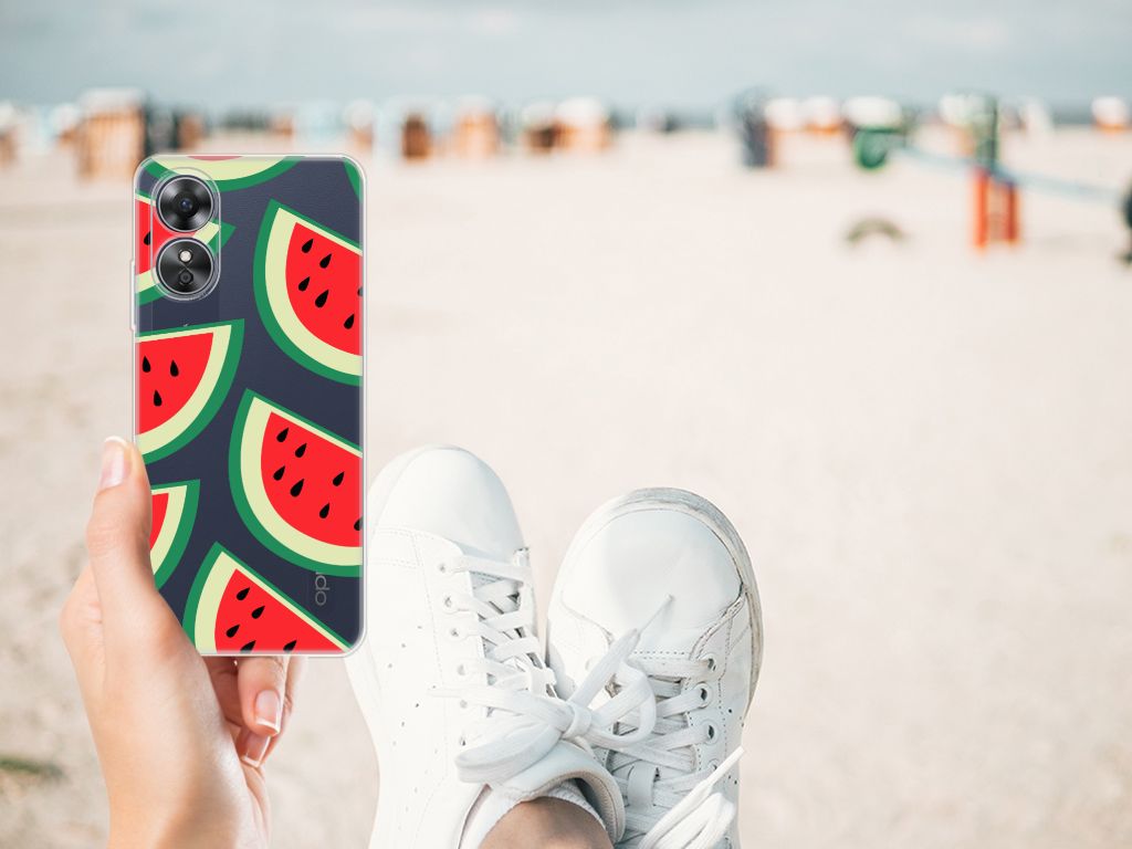 OPPO A17 Siliconen Case Watermelons B2C Telecom