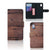 Old Wood Hoesje Alcatel 1B (2020) Bruin Kunstleer TPU Duurzaam Met Pasjes Geschikt Voor 3 Kaarten | Book Case