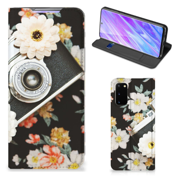 Samsung Galaxy S20 Stand Case Vintage Camera - B2C Telecom