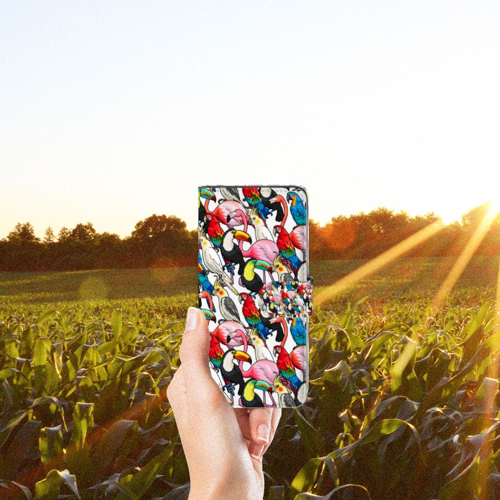 Honor 20 Pro Telefoonhoesje met Pasjes Birds