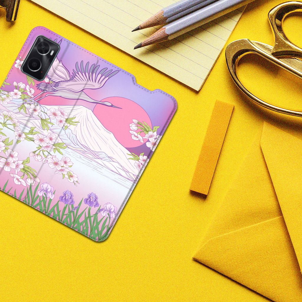 OPPO A96 | A76 Hoesje maken Bird Flying - B2C Telecom