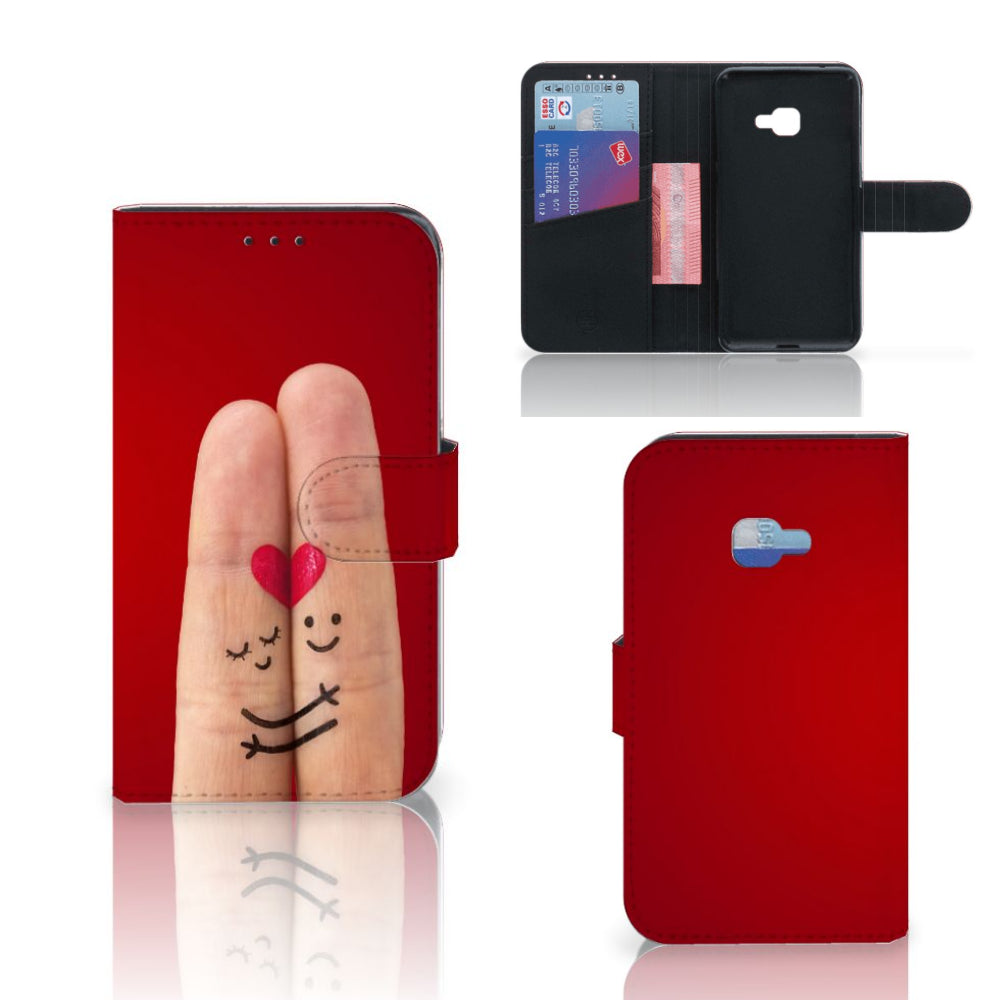 Samsung Galaxy Xcover 4 | Xcover 4s Wallet Case met Pasjes Liefde - Origineel Romantisch Cadeau