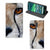 Nokia 2.3 Hoesje maken Cheetah met close-up van cheetah gezicht en smartphone in stand case.