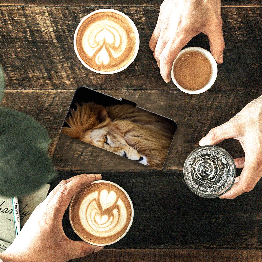 Sony Xperia 1 II Telefoonhoesje met Pasjes Leeuw