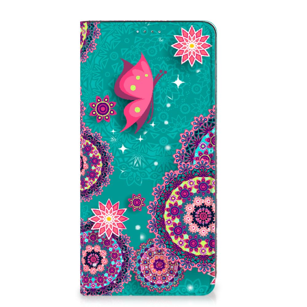 OPPO A17 Bookcase Cirkels en Vlinders - B2C Telecom