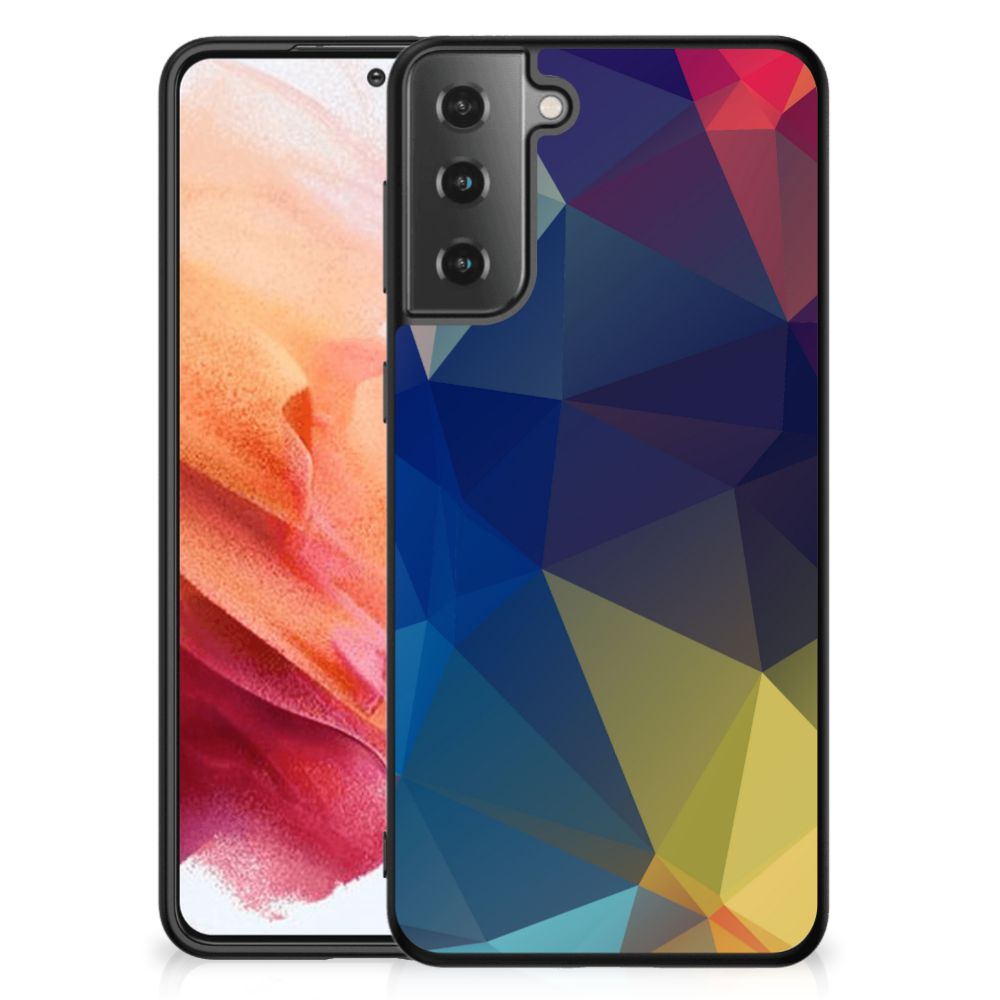 Samsung Galaxy S21 Backcover Polygon Dark